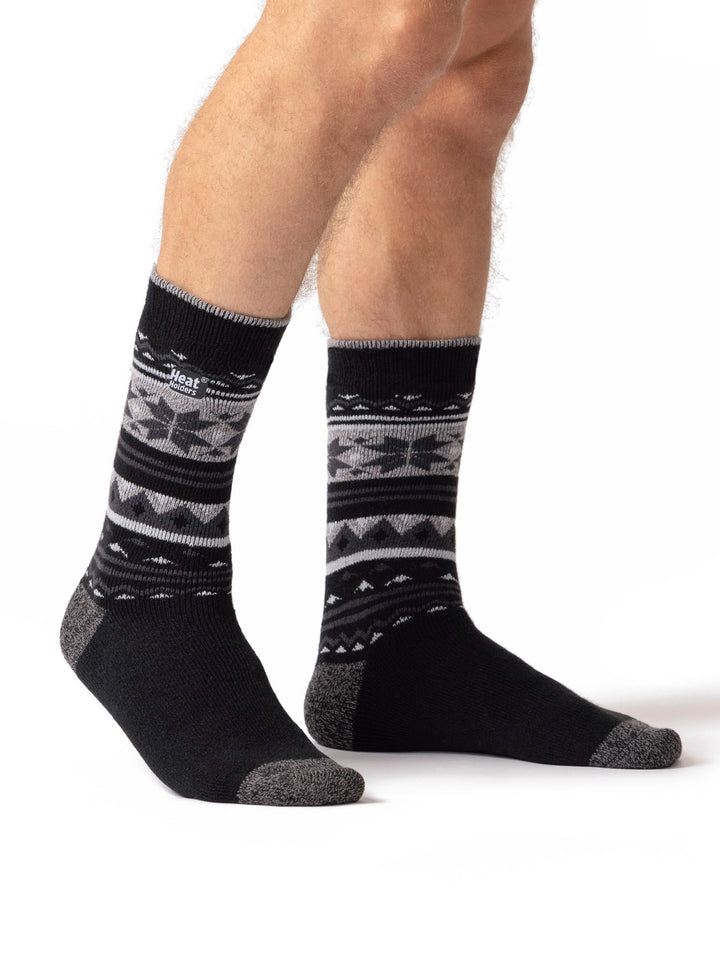 HEAT HOLDERS Lite Twist Patterned Thermal Sock - Men's