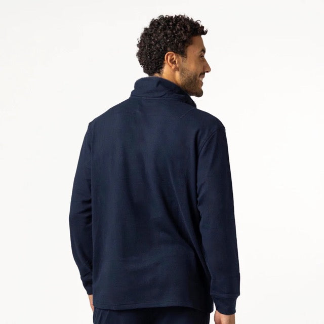 HEAT HOLDERS Mens Quarter Zip Thermal Lounge Top