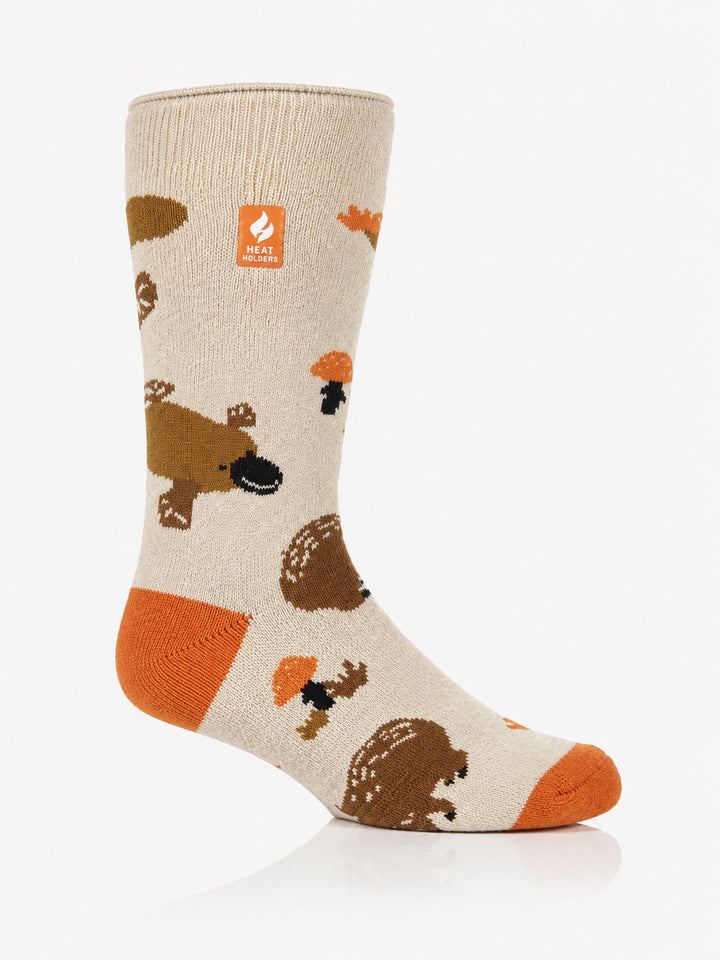 HEAT HOLDERS Warm Wishes Animal Lite Thermal Socks - Mens