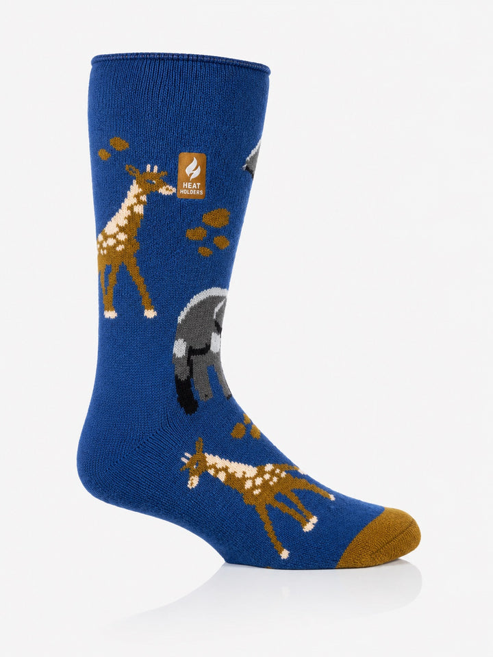 HEAT HOLDERS Warm Wishes Animal Lite Thermal Socks - Mens