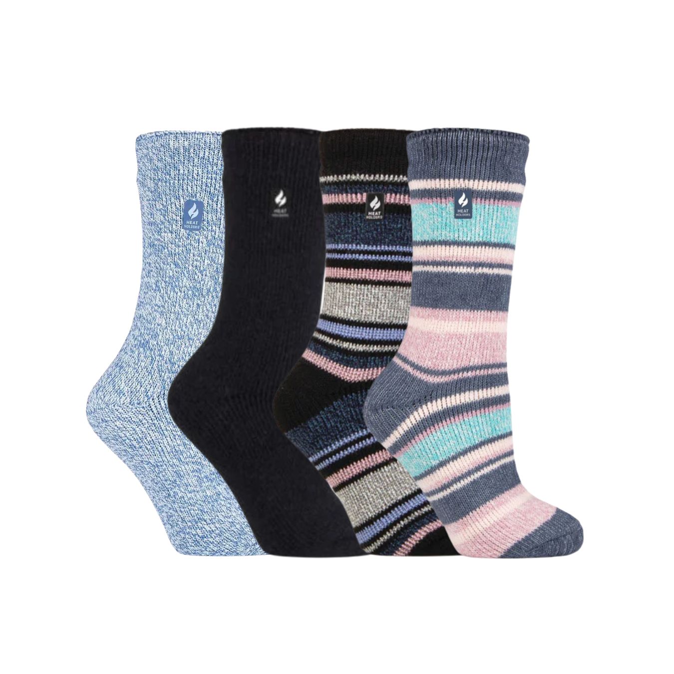 HEAT HOLDERS Original Thermal Womens Sock Bigfoot - 3 Pair Bundle