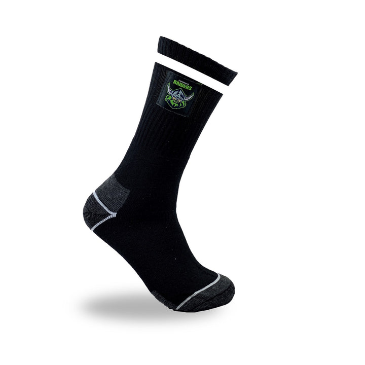 NRL Canberra Raiders 2pk Heavy Duty Work Socks