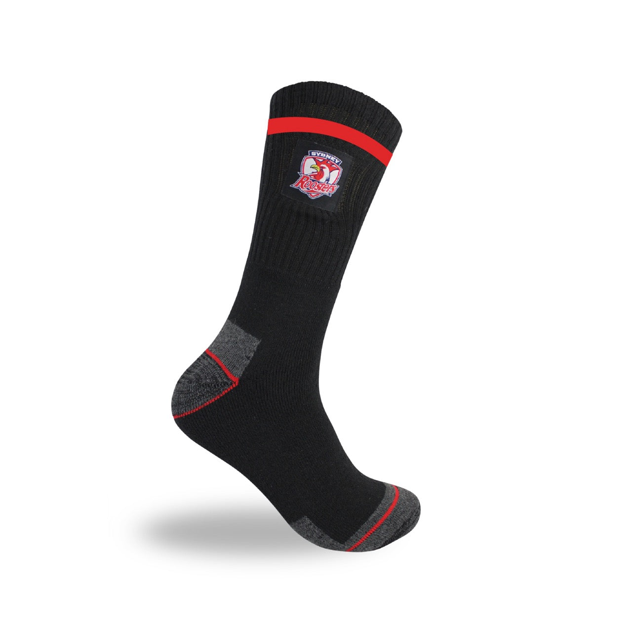 NRL Sydney Roosters 2Pk Heavy Duty Work Sock