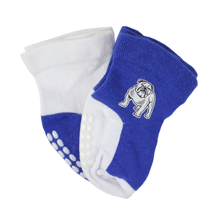 NRL Canterbury Bulldogs 4 Pairs Infant Socks