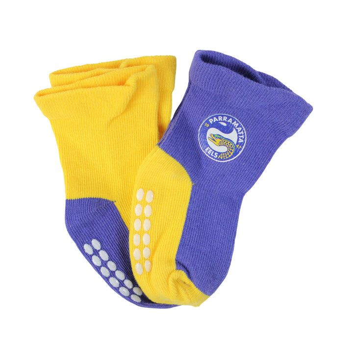 NRL Parramatta Eels 4 Pairs Infant Socks