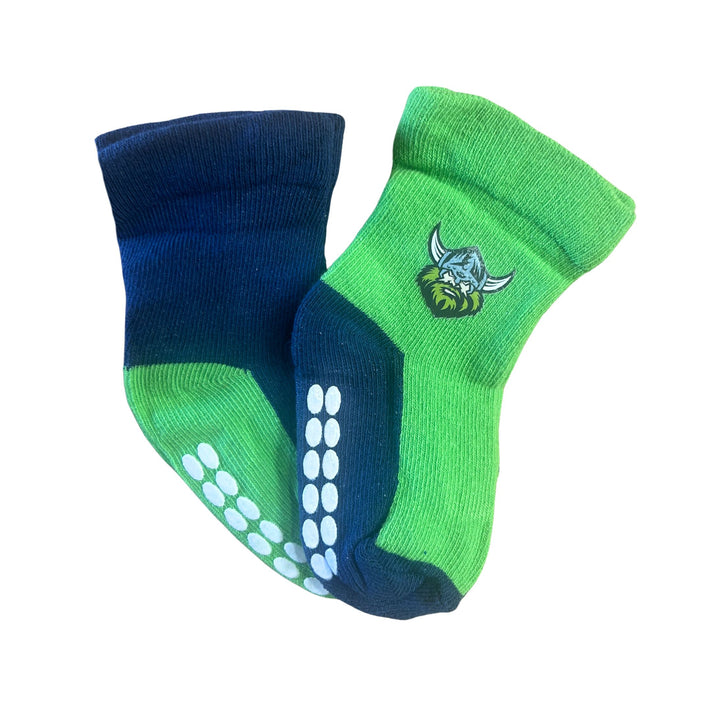NRL Canberra Raiders 4 Pairs Infant Socks