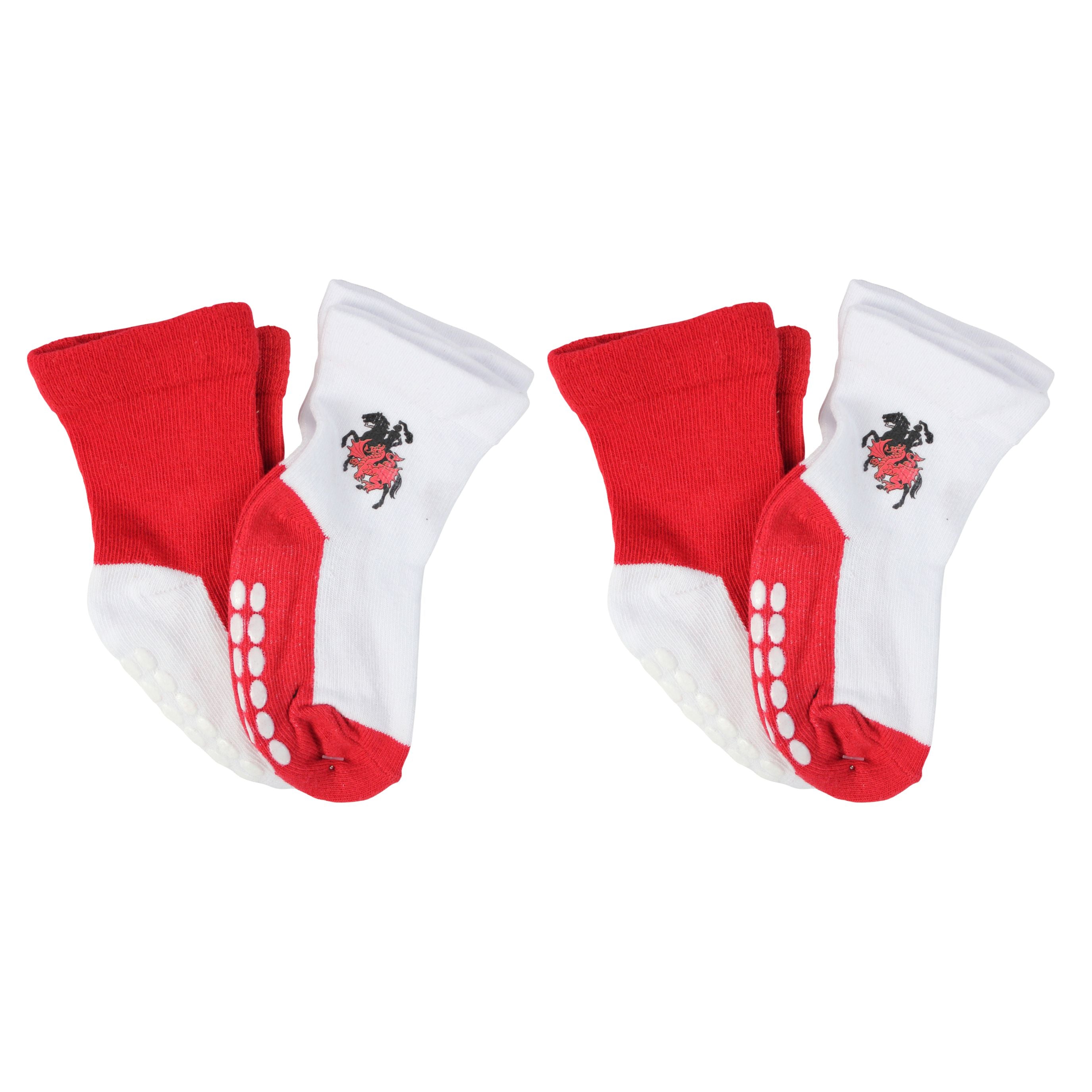 NRL St. George Illawarra Dragons 4 Pairs Infant Socks