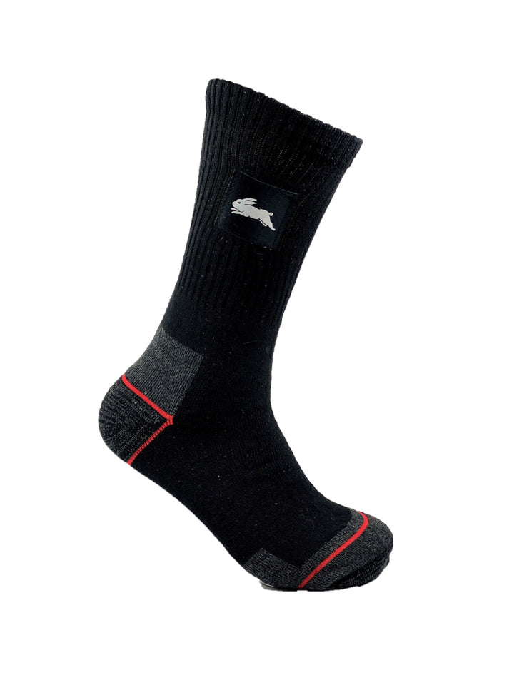 NRL South Sydney Rabbitohs 2Pk Heavy Duty Work Sock