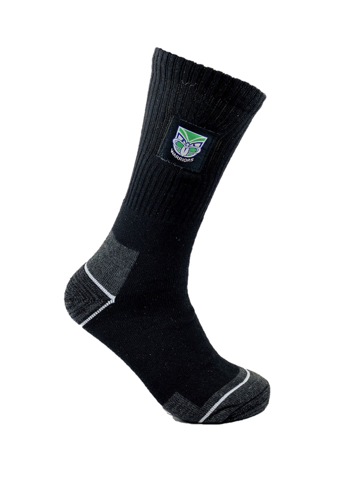 NRL New Zealand Warriors 2Pk Heavy Duty Work Sock