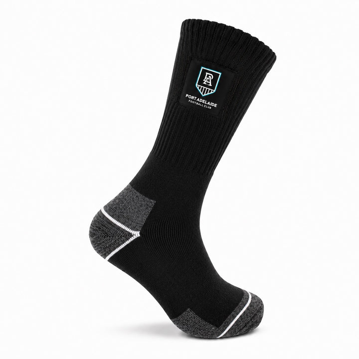 AFL Port Adelaide Power  2pk Heavy Duty Work Sock