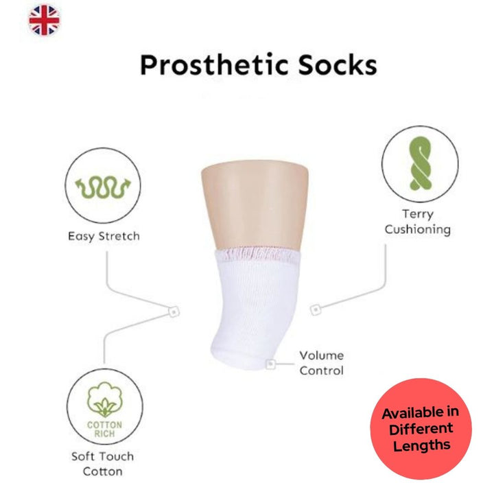 IOMI FOOTNURSE 6PK Prosthetic Socks