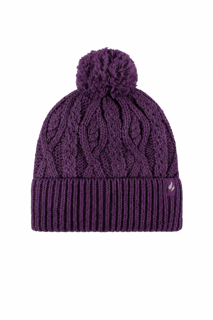 HEAT HOLDERS Ladies Salzburg Plain Thermal Turn-over Beanie