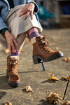 Load image into Gallery viewer, SOCKSHOP 2PK Ladies Velvet Soft Chunky Ribbed Boot Sock - UK 4-8
