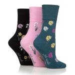 Load image into Gallery viewer, GENTLE GRIP 3Pk RHS Crew Socks - Womens
