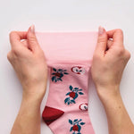 Load image into Gallery viewer, GENTLE GRIP 3Pk RHS Bamboo Crew Socks - Womens
