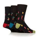 Load image into Gallery viewer, GENTLE GRIP 3Pk RHS Crew Socks - Mens
