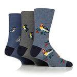 Load image into Gallery viewer, GENTLE GRIP 3Pk RHS Bamboo Crew Socks - Mens
