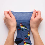 Load image into Gallery viewer, GENTLE GRIP 3Pk RHS Bamboo Crew Socks - Mens
