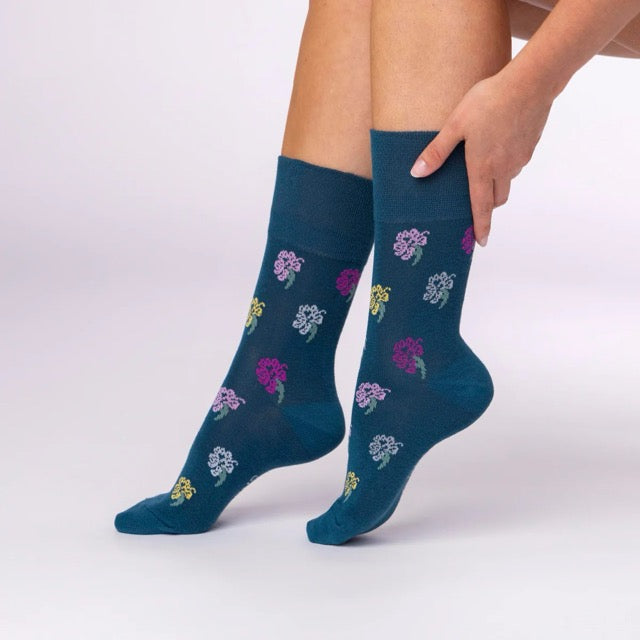 GENTLE GRIP 3Pk RHS Crew Socks - Womens