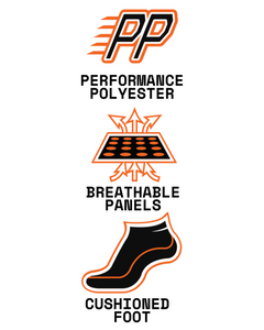 STORM BLOC 3Pk Performance Low Cut Trainer Socks-Womens -4-8