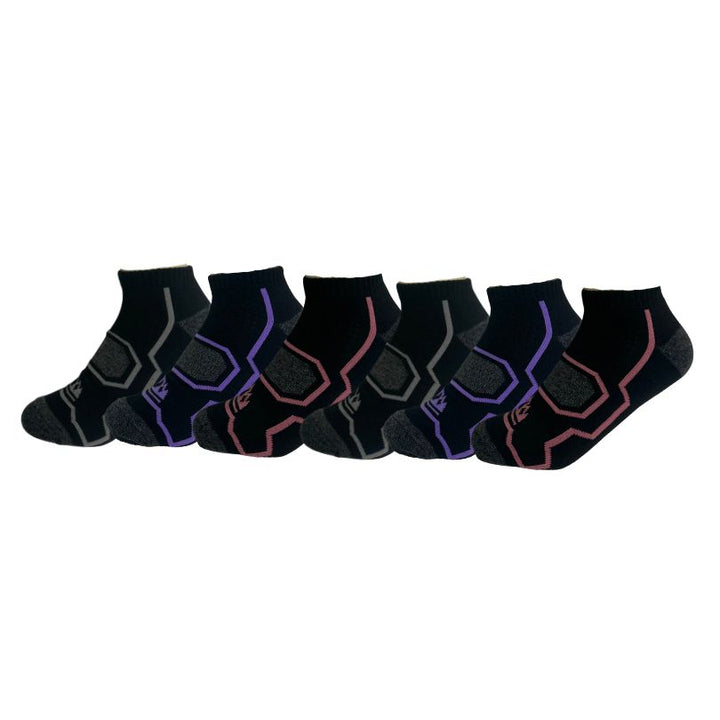 STORM BLOC 6PK Performance Trainer Socks - Women's 4-8