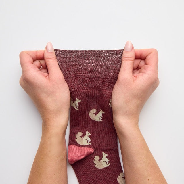 GENTLE GRIP 3Pk Crew Socks-Fun feet - Womens 4-8