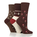 Load image into Gallery viewer, GENTLE GRIP 3Pk Crew Socks - Prints - Womens 4-8
