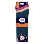 Load image into Gallery viewer, GENTLE GRIP 3PK Cushion Foot Wool Blend Walker Sock - Womens
