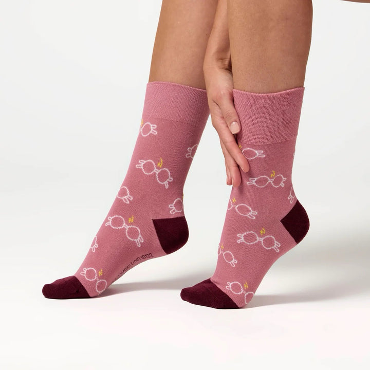 GENTLE GRIP 3Pk Licensed Cotton Harry Potter Socks - Womens