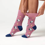 Load image into Gallery viewer, GENTLE GRIP 3Pk Licensed Cotton Peanuts Socks - Womens
