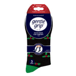 Load image into Gallery viewer, GENTLE GRIP 3Pk  Crew Socks- Christmas - Mens
