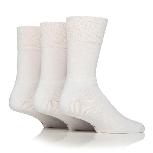 GENTLE GRIP Bamboo Cushion Foot Leisure Socks - Mens