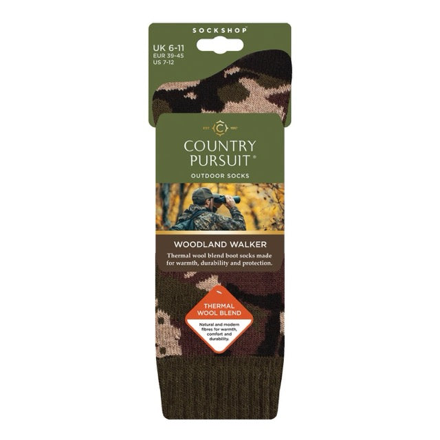SOCKSHOP Country Pursuit Woodland Walker Thermal Boot Socks