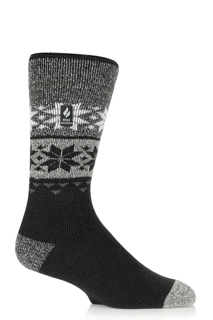 HEAT HOLDERS Lite Twist Patterned Thermal Sock - Men's