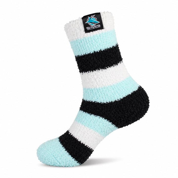 NRL Cronulla Sharks 2Pk Bed Socks
