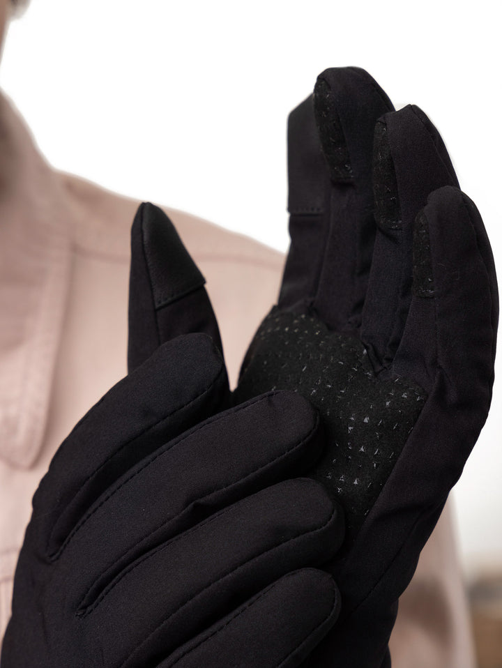 HEAT HOLDERS Kenai Wind and Water Resistant Soft Shell Thermal Gloves - Womens