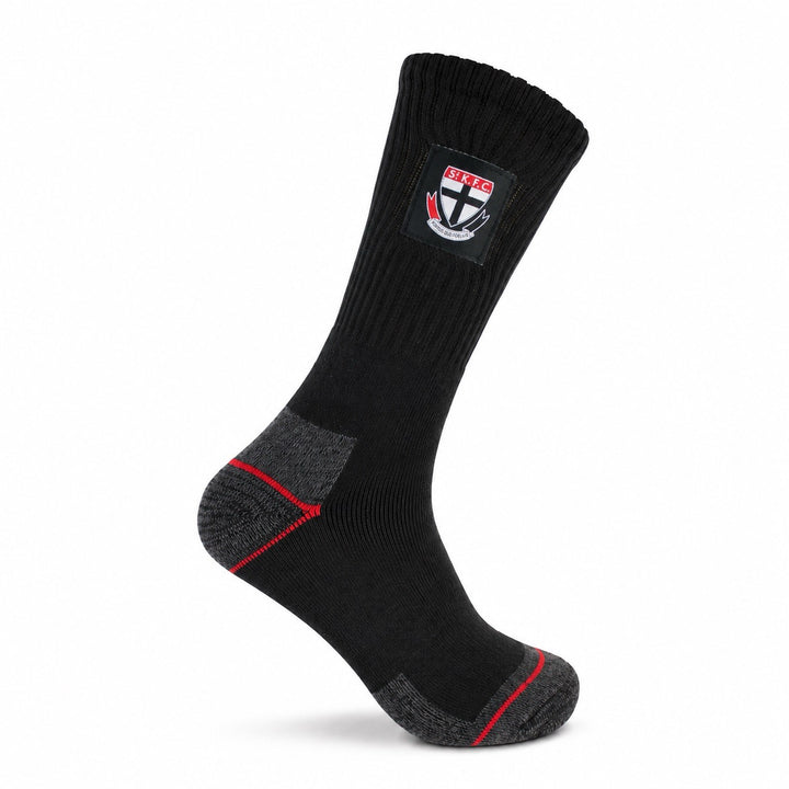 AFL St Kilda Saints  2pk Heavy Duty Work Sock