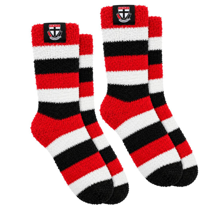 AFL St Kilda Saints 2Pk Bed Socks - Womens
