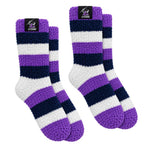 Load image into Gallery viewer, NRL Melbourne Storm 2Pk Bed Socks
