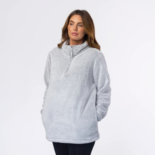 HEAT HOLDERS Ladies Quarter Zip Fleece Sweatshirt