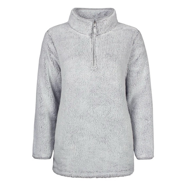 HEAT HOLDERS Ladies Quarter Zip Fleece Sweatshirt