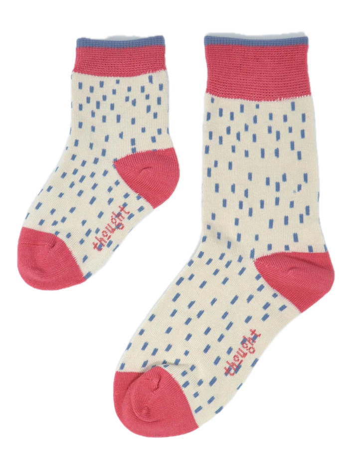 THOUGHT 4PK Bamboo Baby Socks Gift Box - Overcast