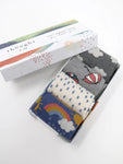 Load image into Gallery viewer, THOUGHT 4PK Bamboo Baby Socks Gift Box - Overcast

