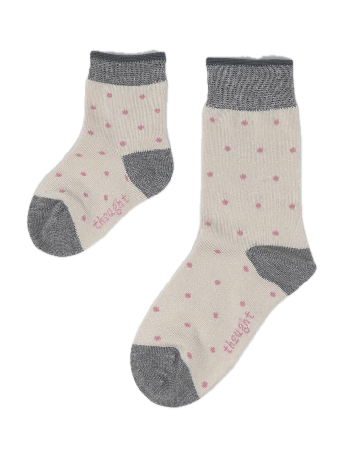 THOUGHT 4PK Bamboo Baby Socks Gift Box - Rose, Spot & Stripe