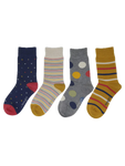 Load image into Gallery viewer, THOUGHT 4PK Bamboo Kids Socks Gift Box - Shay
