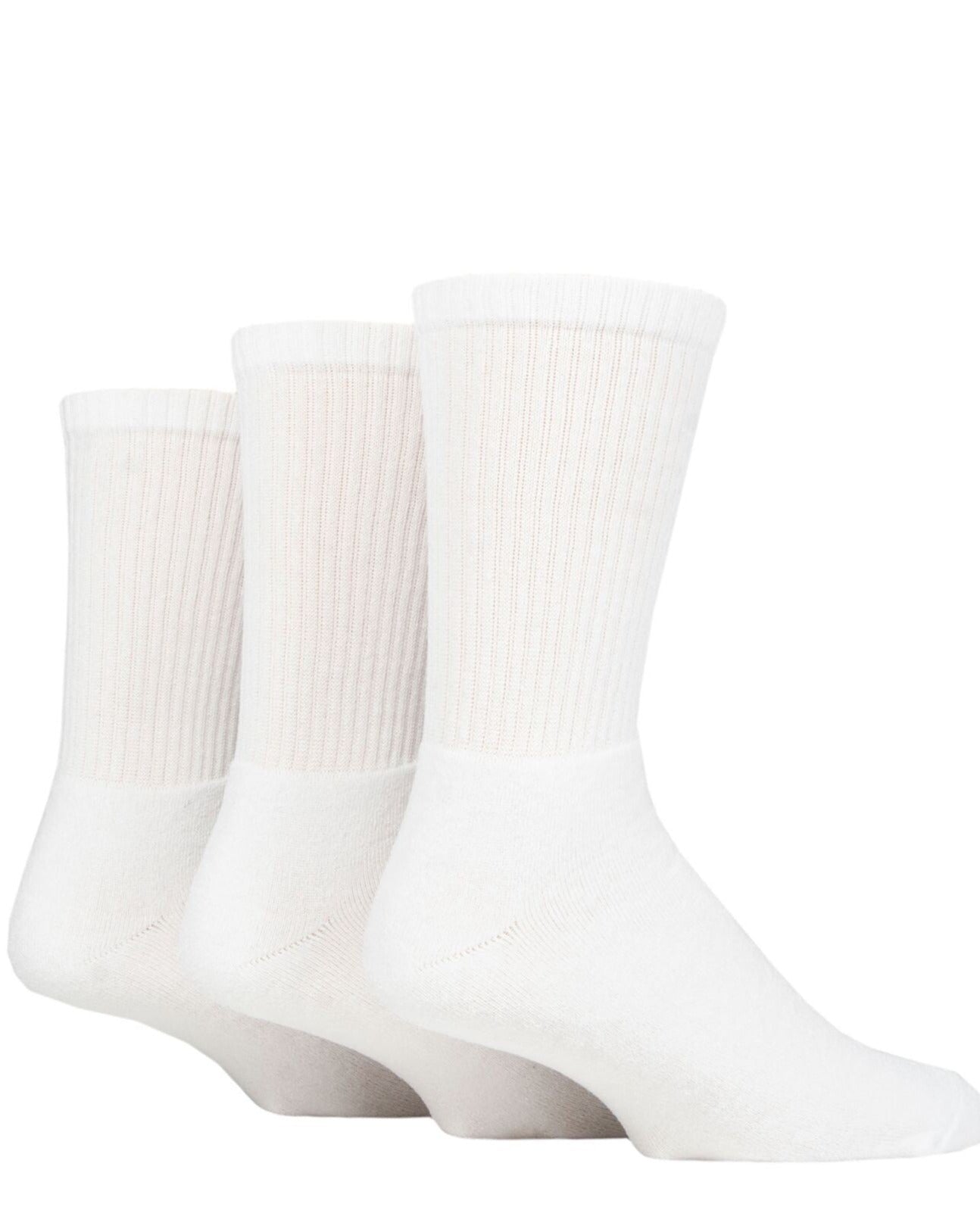 TORE 3Pk 100% Recycled Cotton Plain Crew Sports Socks - Men's