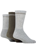 Load image into Gallery viewer, TORE 3PK 100% Recycled Cotton Striped Sports Crew Socks - Men&#39;s
