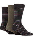 Load image into Gallery viewer, TORE 3Pk 100% Recycled Cotton Fashion Fine Stripes Socks - Men&#39;s

