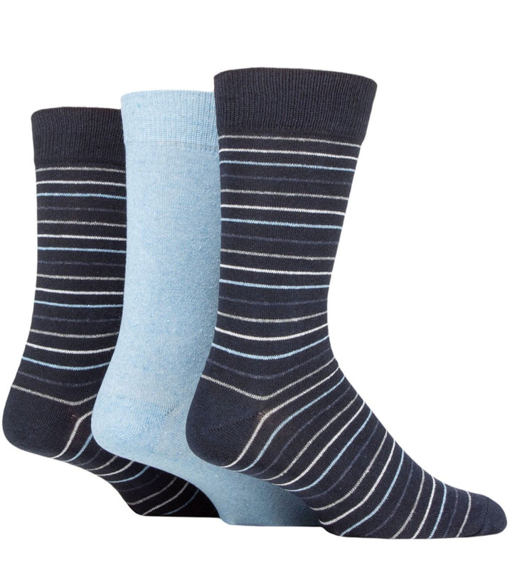 TORE 3Pk 100% Recycled Fashion Fine Stripes Socks - Men's