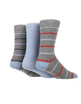 Load image into Gallery viewer, TORE 3Pk 100% Recycled Bold Fashion Stripe Socks- Men&#39;s
